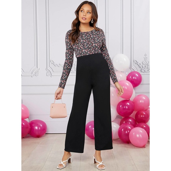 Maternity High Waist Straight Leg dress Pants black - Picture 4 of 6